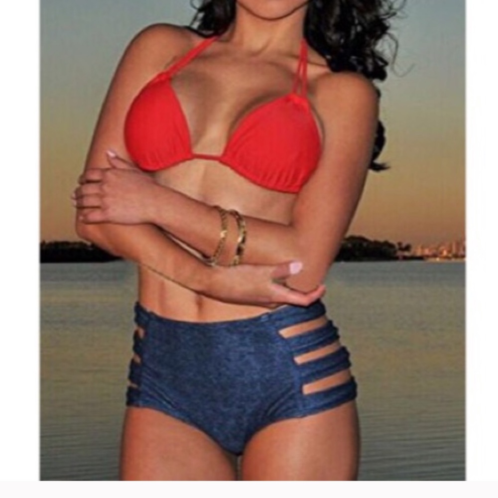 Final Price!! High waisted swimsuit